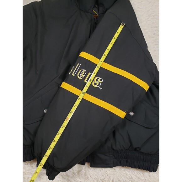 Vintage 90s Pittsburgh Steelers Size Large Triple Fat Goose Mens NFL Puff Jacket - Picture 9 of 9